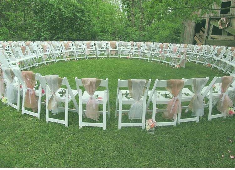 Outdoor Wedding Event Party Furniture Folding White Resin Wimbledon Chair