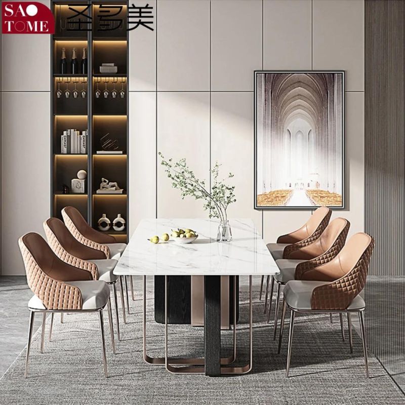 Modern Rock Board Furniture Three-Dimensional Dining Table