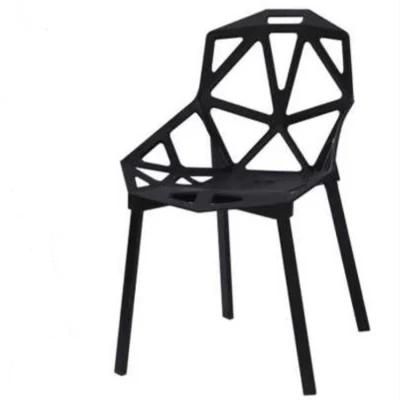 Kd Packing Cheap Price Nordic Outdoor Coffee Shop Bistro Stackable Modern Plastic Dining Chair