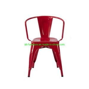 Modern Classical Armrest Metal Chair