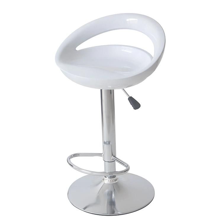 Wholsale Furniture Hot Sale Modern Stainless Steel High Counter Leather Bar Stool Bar Chair