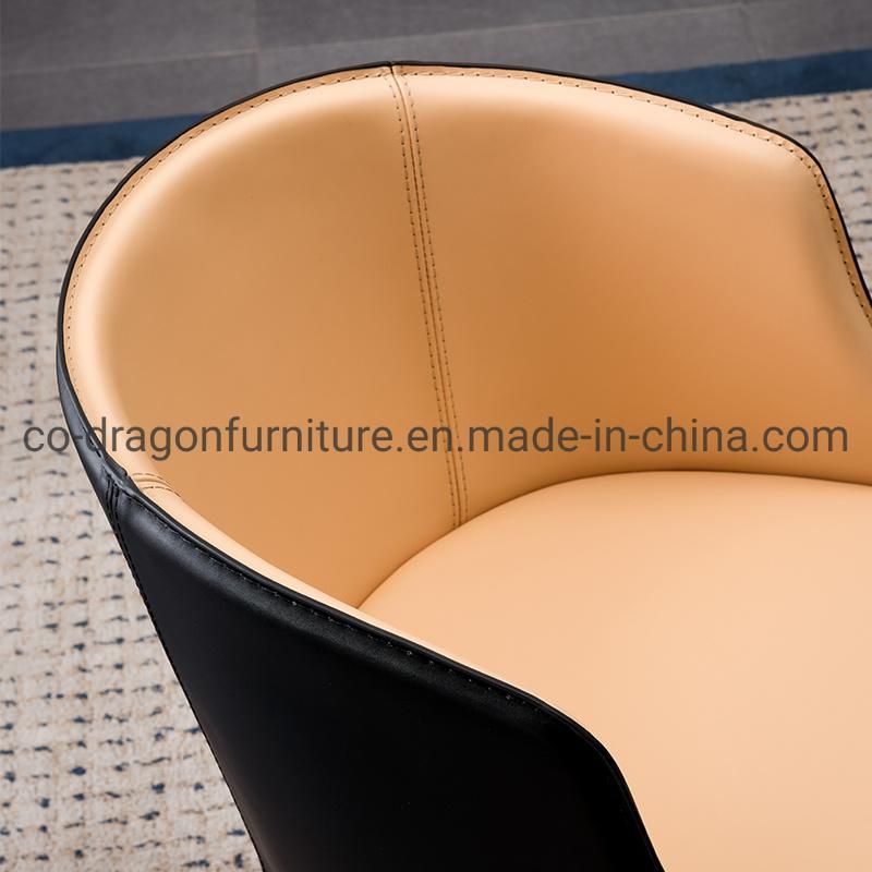 Modern Luxury Home Furniture Leather Dining Chair Set with Arm