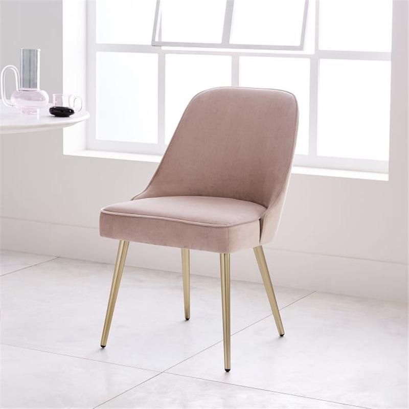 High Quality Hotel Restaurant Home Furniture Comfortable Fabric Dining Chair