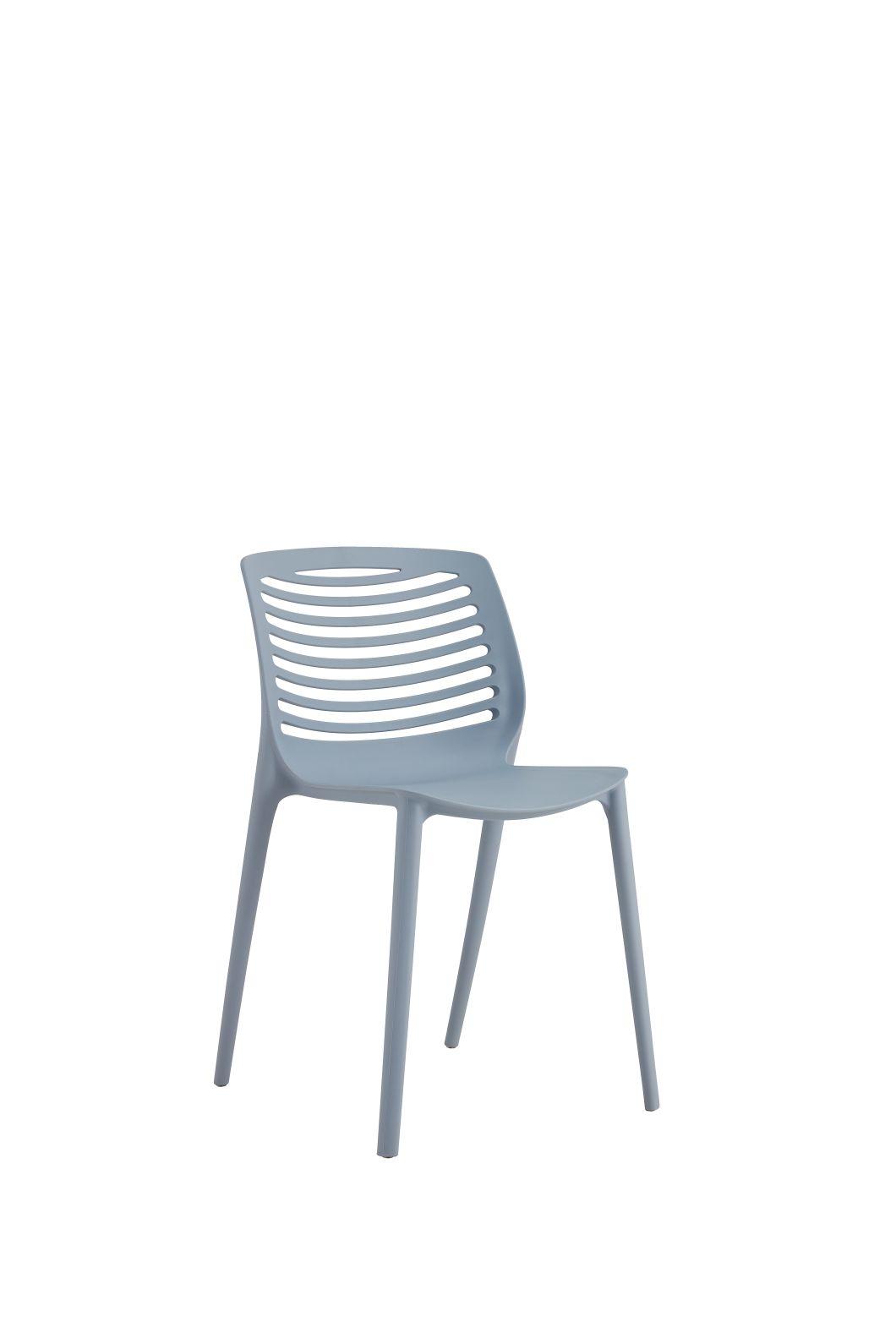 Popular Modern Stylish Colorful Outdoor Coffee Shop PP Plastic Dining Chairs