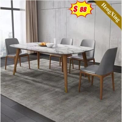 Marble Modern Home Restaurant Dining Furniture Wooden Restaurant Table Dining Table (UL-21LV0207)