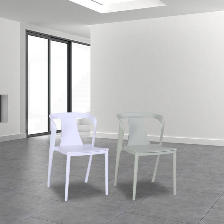 Wholesale Stacking Plastic Modern PP Molded Plastic Good Quality Dining Chair