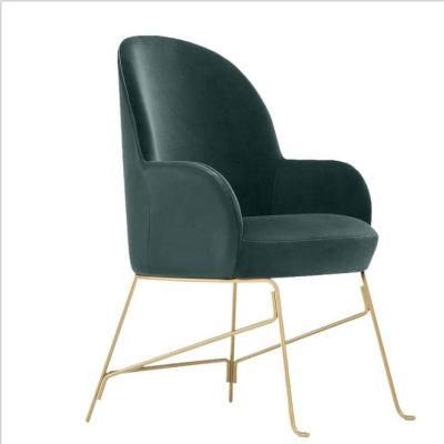 Wholesale Chairs Home Furniture Dining Room Chairs Modern Metal Flame Luxury Soft Velvet Dining Room Chairs