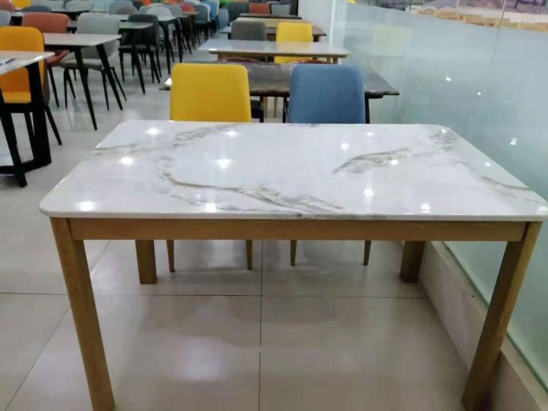 Nordic Style Marble Dining Table for 4 6 8 Seater