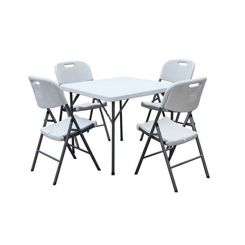 Wholesale Metal Leg Hotel Picnic Dining Multifunction Reastaurant Folding Table