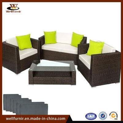 New Cube Leisure Outdoor Party PE Rattan Wicker Garden Set (WFD-05B)