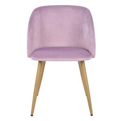 New Design Hot Sale Popular Dining Chairs Good Quality Velvet Fabric Upholstered Dining Chair for Dining Room