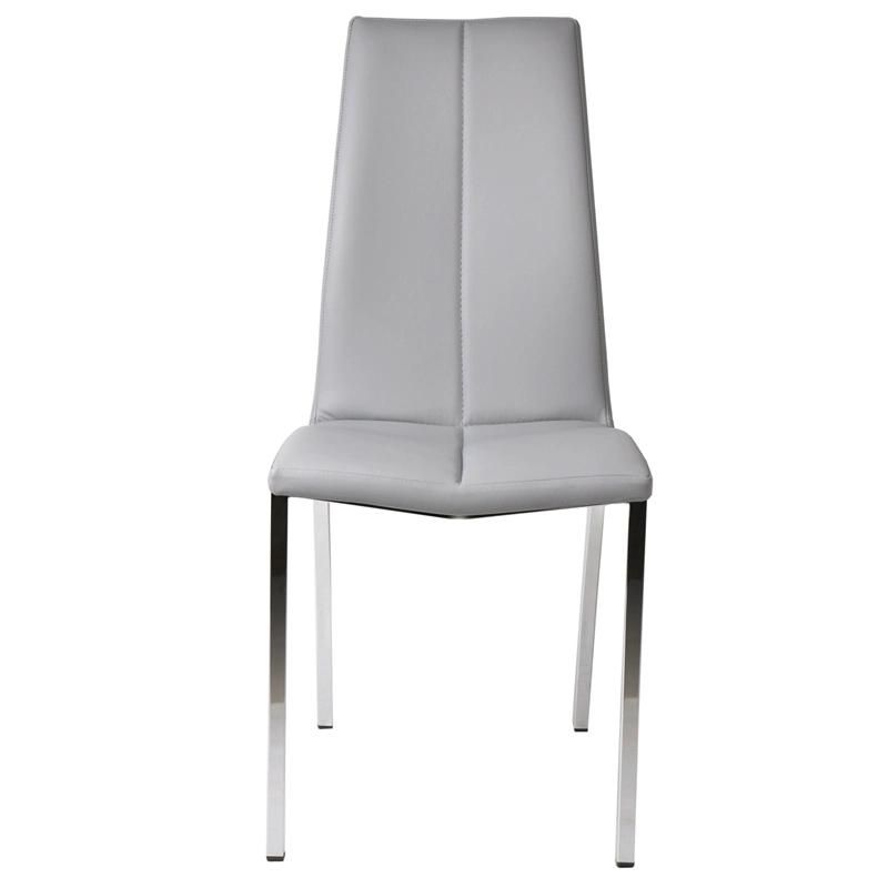 Wholesale Nordic Style Comfortable Modern Soft Cushion PU Dining Chair