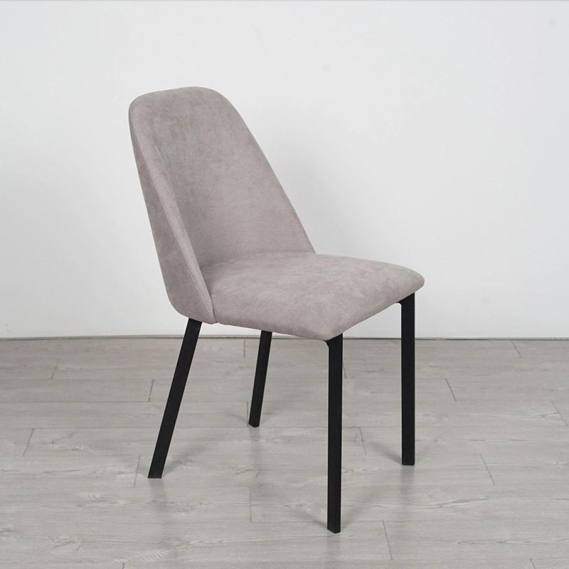 Fast Shipping Wholesale Hot Selling Metal Leg Modern Nordic Style Home Dining Room Dining Chair