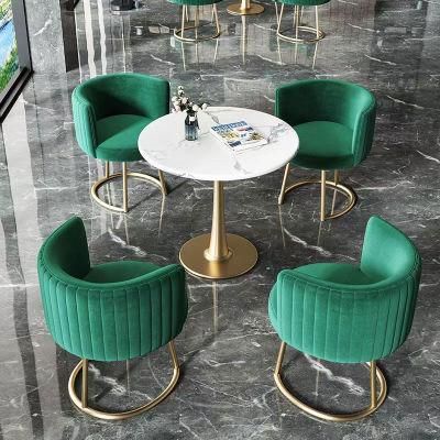 Modern Velvet Upholstered Side Chairs with Soft Velvet Seat Backrest Dining Room Chairs