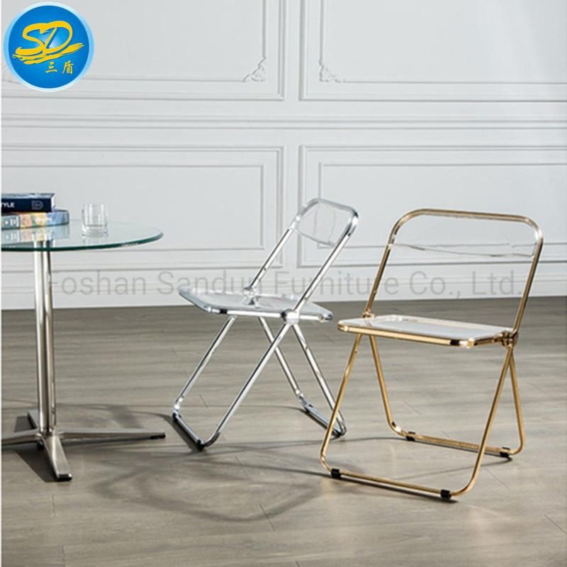 Factory Wholesale Outdoor Stainless Steel Wimbledon Folding Chair