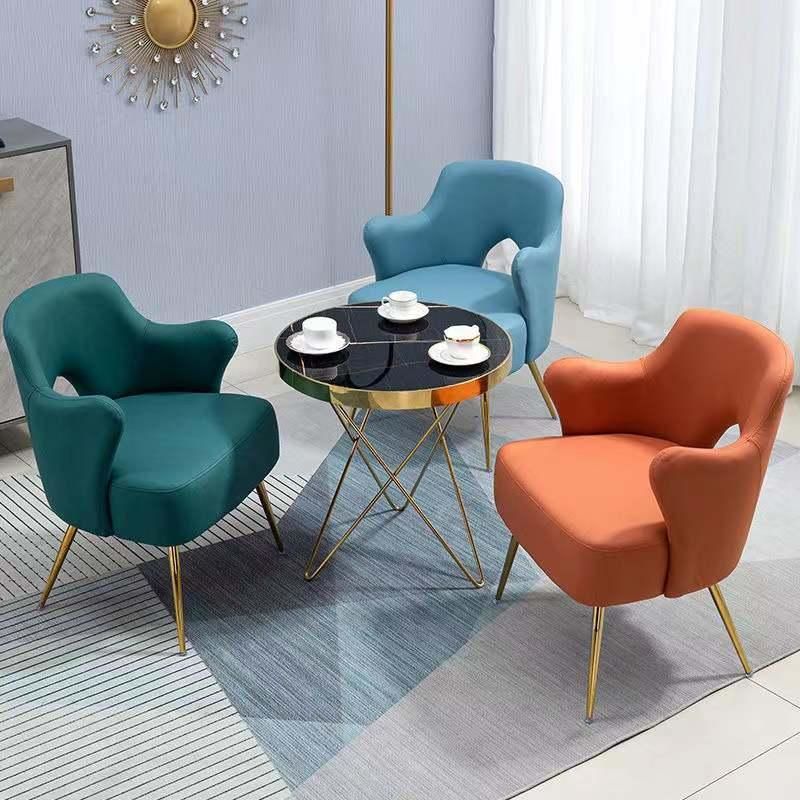 High Quality Modern Velvet Luxury Dining Chair Living Room Chairs