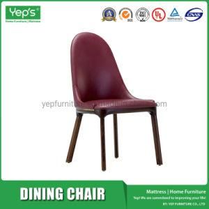 Modern Style Metal Frame Upholstered Leather Dining Chair