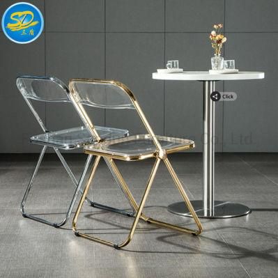 High Quality PC Resin Crystal Clear Wimbledon Dining Chair for Outdoor Wedding