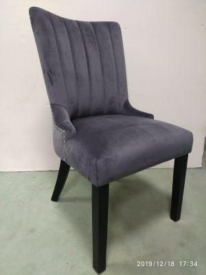 High Back Cushion Dining Chair Nailing Arm Chair