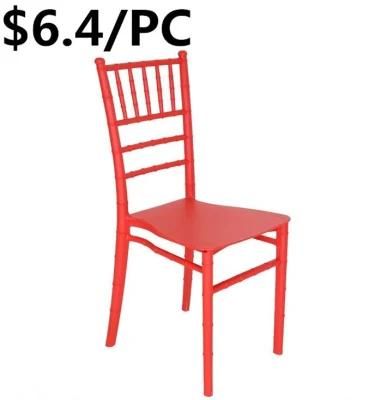 Factory Price Durable Metal Frame Indoor Relaxing Garden Chiavari Chair