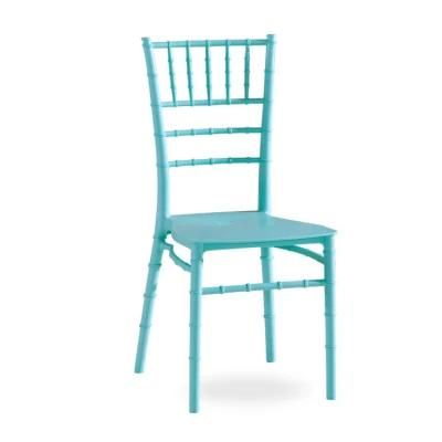 Wholesale Market Furniture Restaurant Home Modern Plastic Blue Living Room Wedding Tiffany Dining Chairs