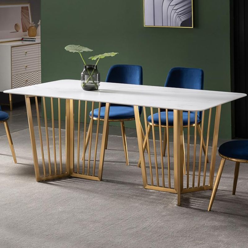 Factory Price Small Apartment Household Dining Table with Chair Set