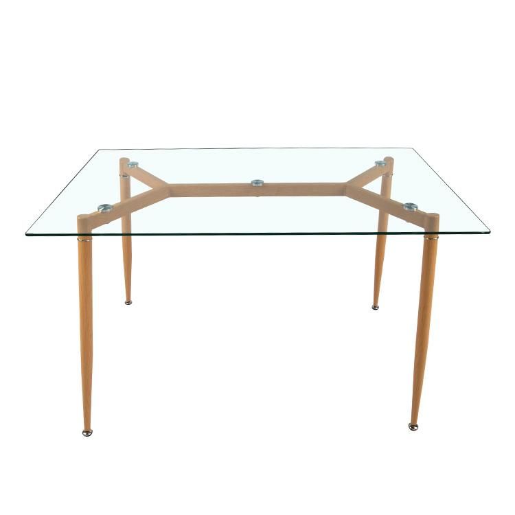 Wholesale China Glass Living Room Furniture Designer Imported Triangle Glass Dining Table