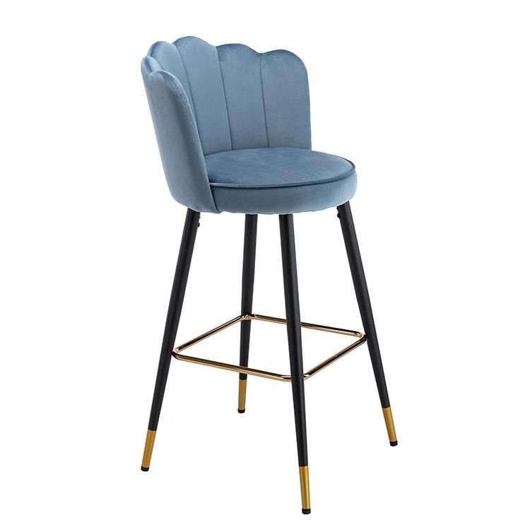 Modern Luxury PU Leather Swivel Bar Stool Adjustable Bar Chair with Hole on Back