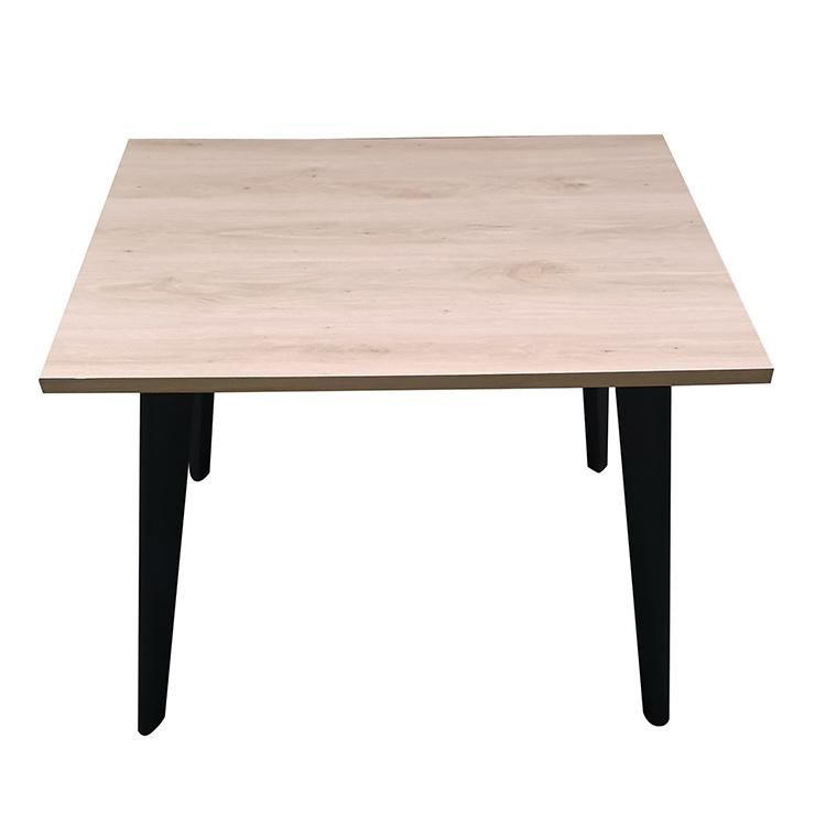 Modern Room Furniture High Quality Oak Wood MDF Top Dining Tables for UK and Us