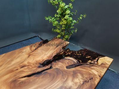 Rectangle / Live Ege Solid Wood Table Top for Dining Table