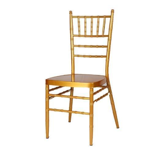 Wholesale Stacking Tiffany Banquet Metal Comfortable Silla Wedding Chiavari Chair