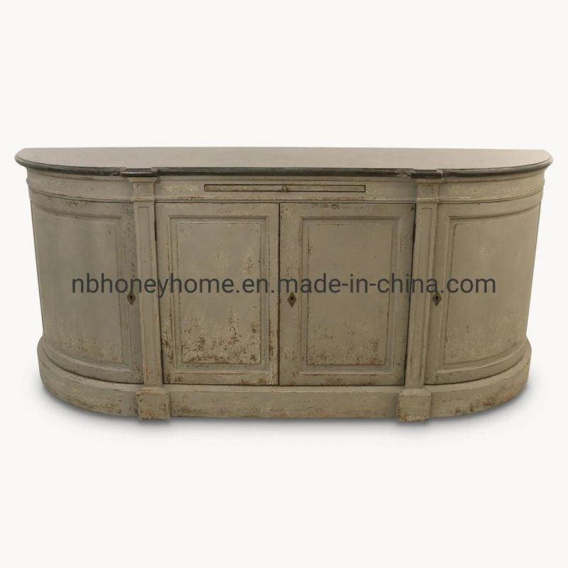 Stone Finish Buffet Sideboard