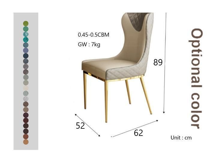 Simple and Modern Household Dining Table European Style Furniture Dining Room Table Set Stainless Steel Base Dining Table