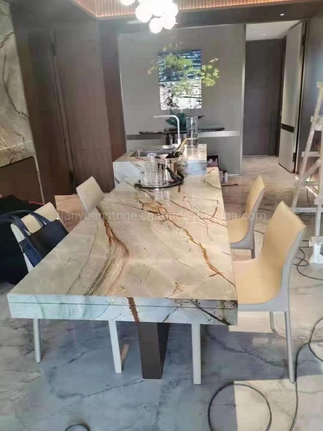 Luxury Style Marble Stone Dining Room Set Luxury Dinner Set Marble Tables