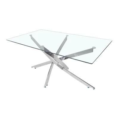 Modern Glass Dining Room Table