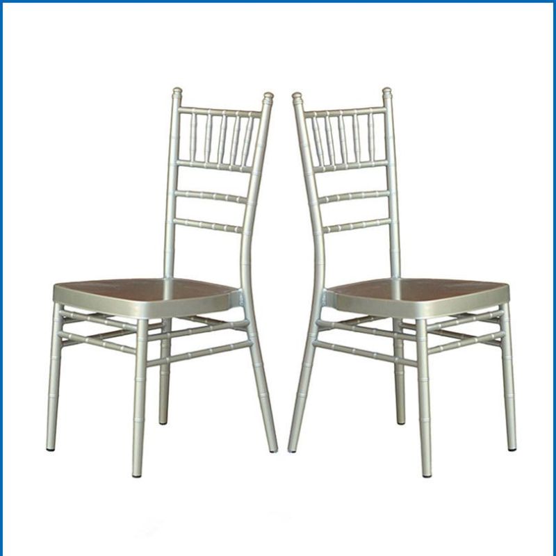 Modern Design Unfold Steel Frame Hotel Wedding Armless Chiavari Chair