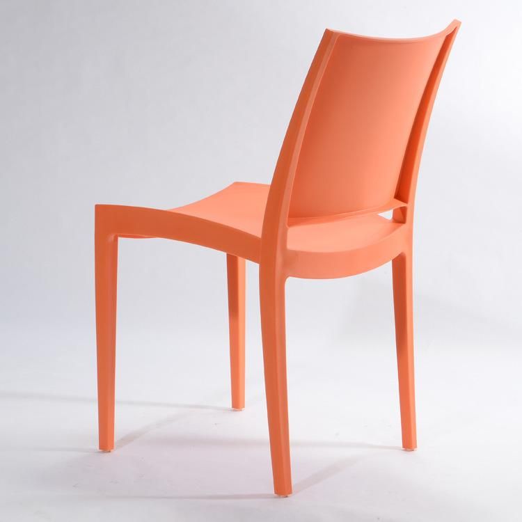 Nordic Household Living Room Chairs All-Plastic Waterproof Orange Beach Chairs