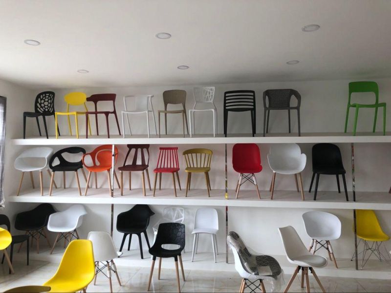 Modern Design Dining Room Furniture Colorful Dining Chair High Quality Stackable PP Plastic Chair