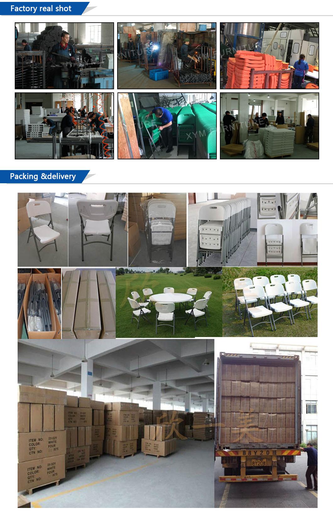 Rental Plastic Folding Party Chair for Wedding and Banquet