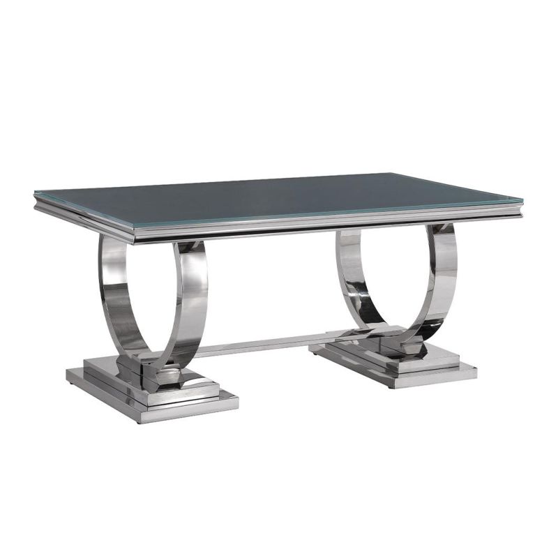 Wholesale Modern Design Luxury Home Furniture Marble Stainless Steel Dining Table