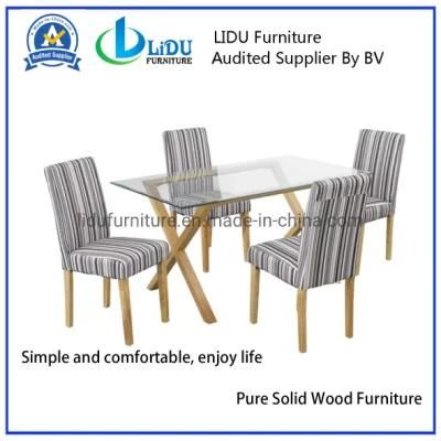 Table with Wooden Legs Glass Wood Colour Design Dining Table Wooden and Glass Dining Table