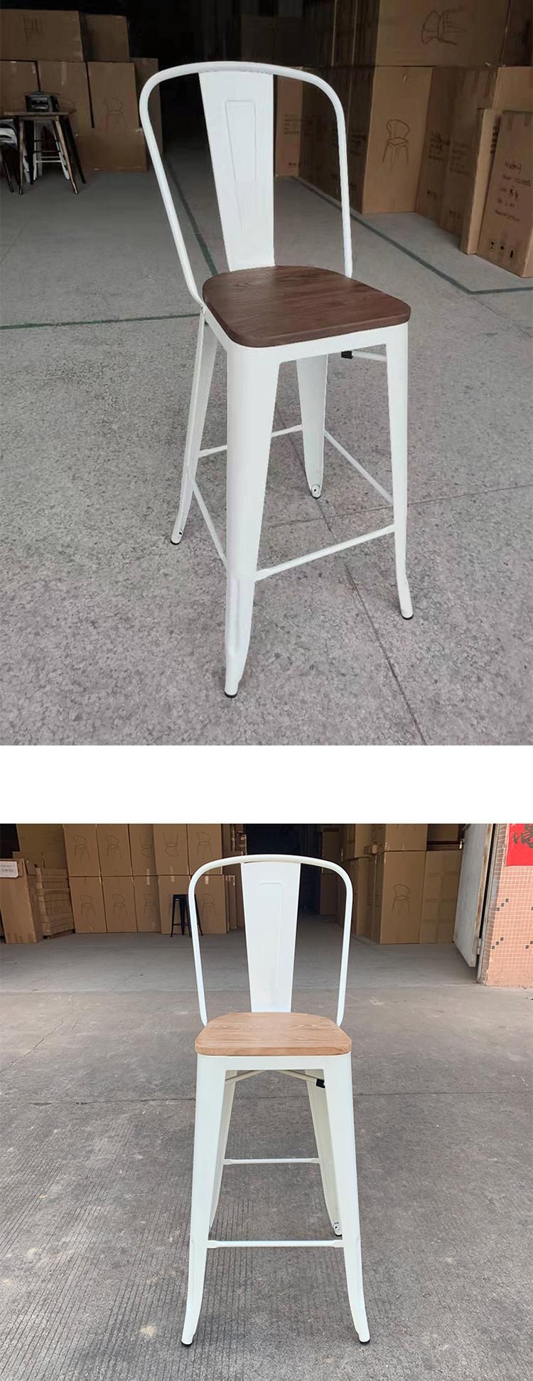 Wholesale Modern Iron Bar Stool Dining High Chairs Style Cafe Bistro Bertoia Metal Stool Bar Chair for Bar Table