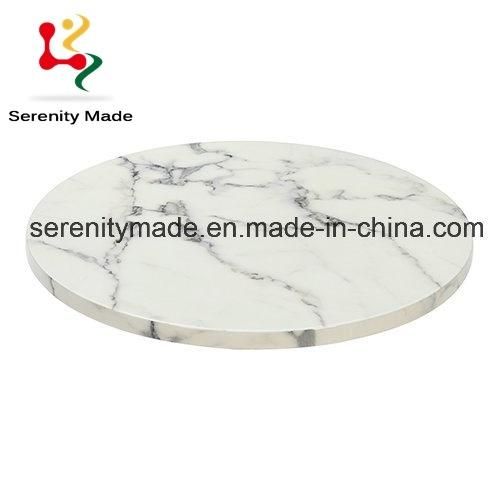 China Suppliers White Round Marble Stone Table Top