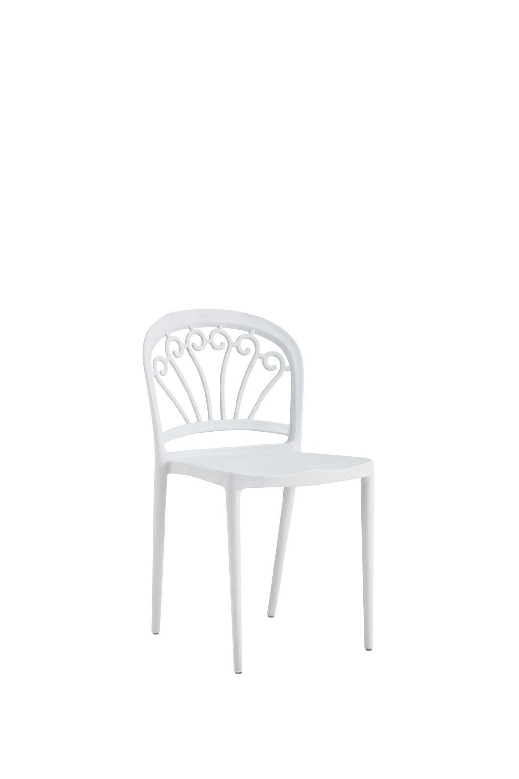 Modern New Design Colorful Backyard Home Furniture Hotel Restaurant Indoor or Outdoor PP Plastic Dining Chair