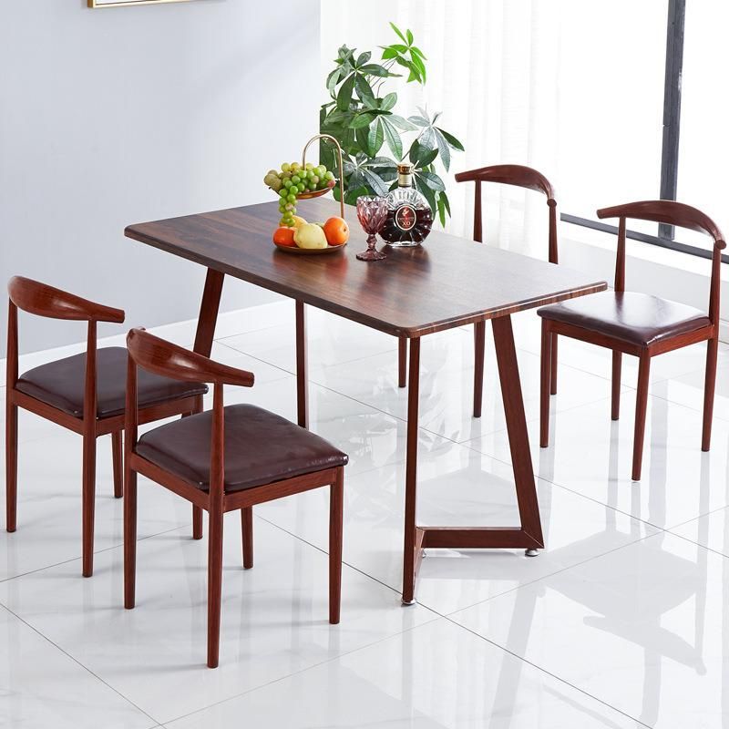 Wooden Dining Restaurant Table Chair Furniture Modern Restaurant Chairs