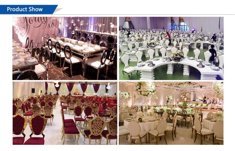 Elegant High Quality Cheap Price Velvet Fabric Wedding Chair