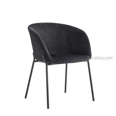 Furniture Modern Design Restaurant Velvet Leisure Fabric Dining Room Chair Dining Chair