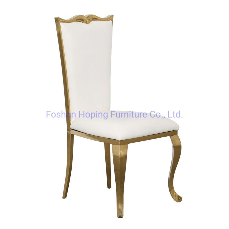 Classy King Throne Chair Modern Outdoor Metal Hotel Restaurant Wedding Banquet Dining Furniture Chair