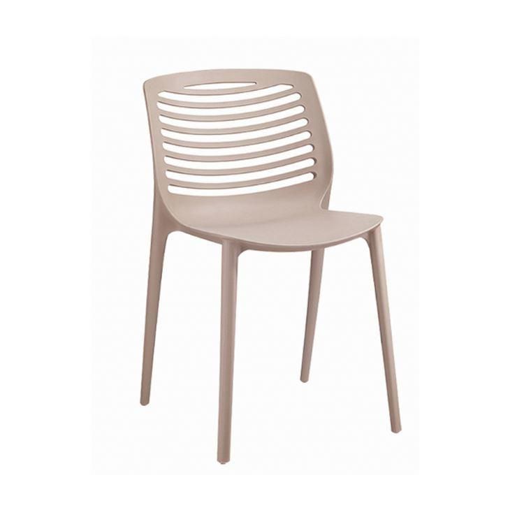 Italy Design Fancy Plastic Modern Living Room Dining Room Chairs with Padded Seat