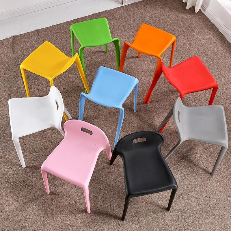 Modern Style Restaurant Cafe Garden Furniture Stackable Dining Plastic Chair